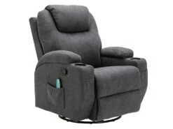 Fauteuil Massant SILVANO En Tissu - Gris 13 Fauteuil Massant SILVANO En Tissu - Gris -Deco.fr Soldes Boutique fauteuil massant 438789