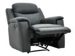 Fauteuil Relax EVASION En Cuir - Gris 16 Fauteuil Relax EVASION En Cuir - Gris -Deco.fr Soldes Boutique fauteuil relax 232355