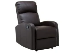 Fauteuil Relax En Simili ISAO - Marron -Deco.fr Soldes Boutique fauteuil relax 299249