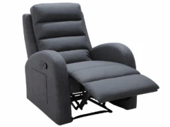 Fauteuil Relax En Tissu GIORGIA - Gris 8 Fauteuil Relax En Tissu GIORGIA - Gris -Deco.fr Soldes Boutique fauteuil relax 333997