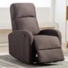 Fauteuil Relax En Tissu ISAO - Marron 6 Fauteuil Relax En Tissu ISAO - Marron -Deco.fr Soldes Boutique fauteuil relax 342769