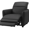 Fauteuil Relax électrique CLEOPHEE En Cuir Supérieur - Noir -Deco.fr Soldes Boutique fauteuil relax 366755
