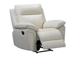 Fauteuil Relax En Cuir De Buffle PAKITA - Ivoire 5 Fauteuil Relax En Cuir De Buffle PAKITA - Ivoire -Deco.fr Soldes Boutique fauteuil relax 367513