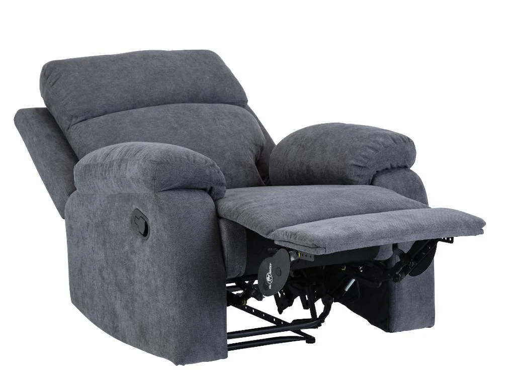 Fauteuil Relax En Tissu TOLZANO - Anthracite 6 Fauteuil Relax En Tissu TOLZANO - Anthracite – Image 6