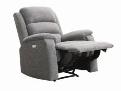 Fauteuil Relax électrique En Tissu Anthracite NEVERS -Deco.fr Soldes Boutique fauteuil relax 385395
