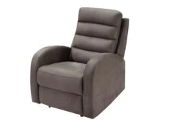 Fauteuil Relax En Tissu GIORGIA - Marron -Deco.fr Soldes Boutique fauteuil relax 391857