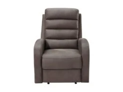 Fauteuil Relax En Tissu GIORGIA - Marron -Deco.fr Soldes Boutique fauteuil relax 391859