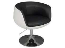 BOWL - Fauteuil Pivotant Simili Bicolore