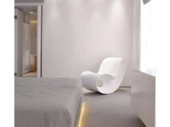 VOIDO - Fauteuil In And Out Blanc Satin -Deco.fr Soldes Boutique fauteuil 10562129