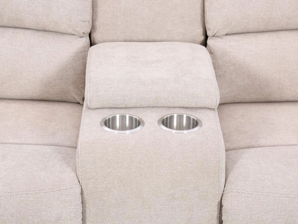 Fauteuil Relax électrique En Tissu Beige NEVERS 7 Fauteuil Relax électrique En Tissu Beige NEVERS – Image 7