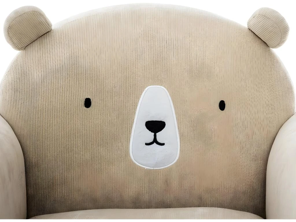 Fauteuil Pour Enfant Beige Oreilles D' Ours 2 Fauteuil Pour Enfant Beige Oreilles D' Ours – Image 2