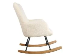 Fauteuil à Bascule En Tissu Bouclette écru KAIRA - HAPPY GARDEN 9 Fauteuil à Bascule En Tissu Bouclette écru KAIRA - HAPPY GARDEN -Deco.fr Soldes Boutique fauteuil 10779827