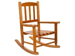 Chaise Ă Bascule Pour Enfants En Bois De Peuplier Miel