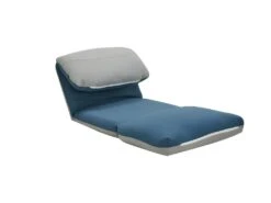 Chauffeuse Convertible Gris Bleu 3 Positions - ZEN -Deco.fr Soldes Boutique fauteuil 10838735