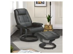 Fauteuil De Relaxation Cuir Noir - EXCELLY N°1 5 Fauteuil De Relaxation Cuir Noir - EXCELLY N°1 -Deco.fr Soldes Boutique fauteuil 11122281