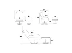 Fauteuil De Relaxation Cuir Noir - EXCELLY N°1 7 Fauteuil De Relaxation Cuir Noir - EXCELLY N°1 -Deco.fr Soldes Boutique fauteuil 11122285