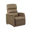 Fauteuil Relax électrique Marron Cendré - SOFTY -Deco.fr Soldes Boutique fauteuil 11122401