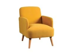 Fauteuil Jaune Style Scandinave - BODO