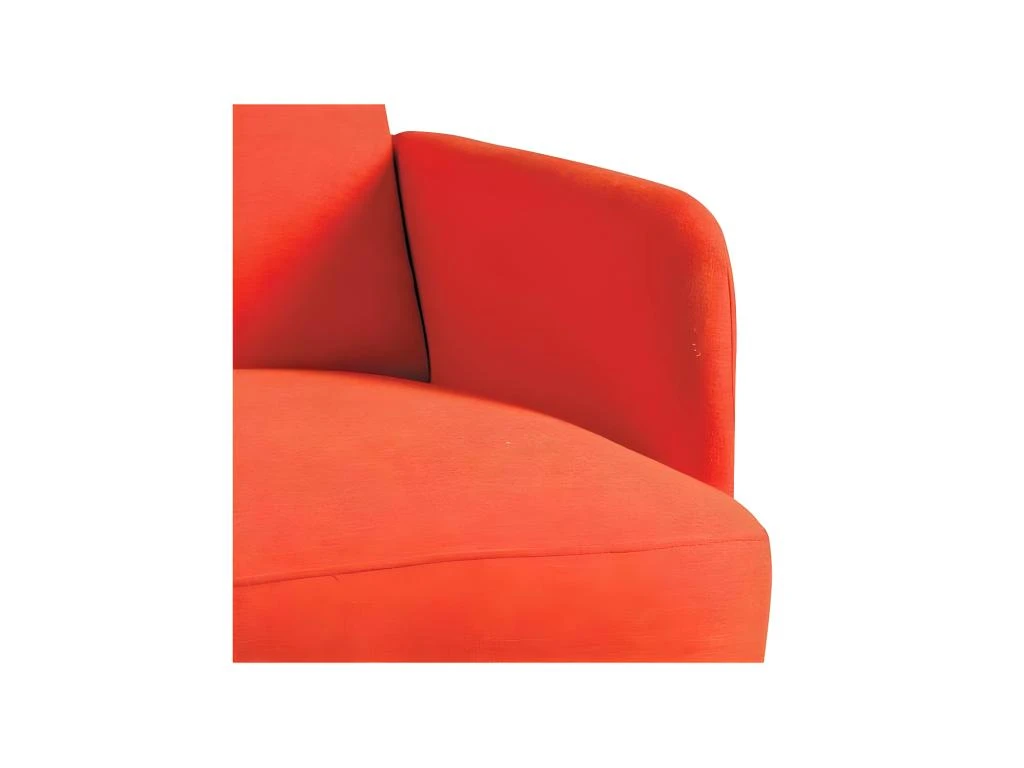 Fauteuil Orange Style Scandinave - BODO 2 Fauteuil Orange Style Scandinave - BODO – Image 2