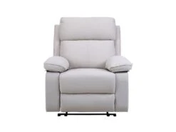 Fauteuil Relax En Tissu Beige LANA -Deco.fr Soldes Boutique fauteuil 11344949