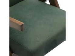 WARREN - Fauteuil Lounge En Tissu Sauge Et Bois Teinté Noyer Gris 8 WARREN - Fauteuil Lounge En Tissu Sauge Et Bois Teinté Noyer Gris -Deco.fr Soldes Boutique fauteuil 11576301