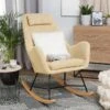 Chaise à Bascule Jaune ARRIE -Deco.fr Soldes Boutique fauteuil 11805301
