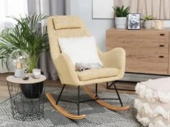 Chaise à Bascule Jaune ARRIE