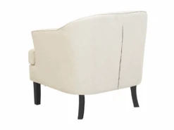 Fauteuil En Tissu Tapissé Beige ELVERUM -Deco.fr Soldes Boutique fauteuil 12158051 1