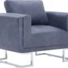 Fauteuil Chaise Siège Lounge Design Club Sofa Salon Cube Gris Synthétique Daim 1102276 -Deco.fr Soldes Boutique fauteuil 12349769