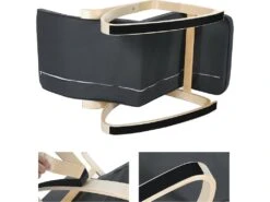 Fauteuil à Bascule Avec Accoudoirs Et Repose-pieds 5 Positions - L55 X H91 Cm -Deco.fr Soldes Boutique fauteuil 12561723