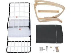 Fauteuil à Bascule Avec Accoudoirs Et Repose-pieds 5 Positions - L55 X H91 Cm -Deco.fr Soldes Boutique fauteuil 12561725