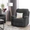 Fauteuil Inclinable En Tissu Gris BERGEN 19 Fauteuil Inclinable En Tissu Gris BERGEN -Deco.fr Soldes Boutique fauteuil 12871061