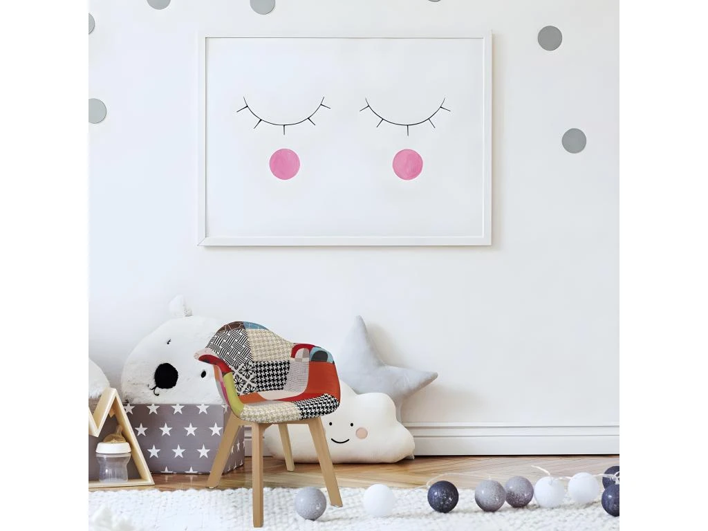 Fauteuil Scandinave Pour Enfants Patchwork 2 Fauteuil Scandinave Pour Enfants Patchwork – Image 2