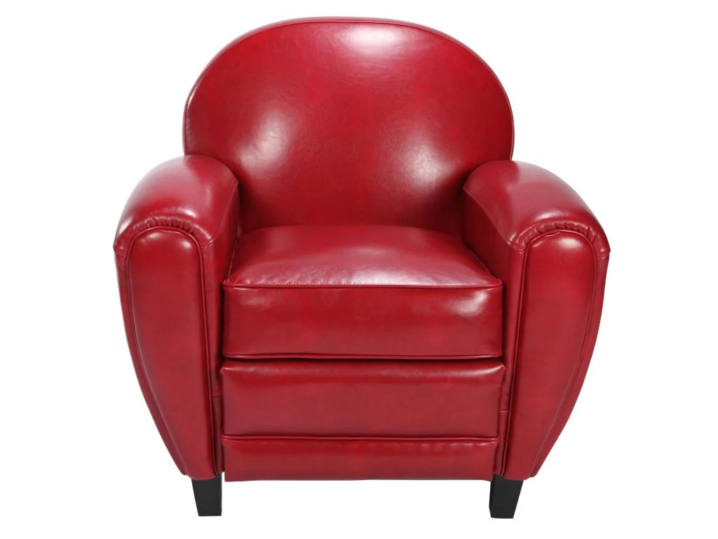 Fauteuil Club Rouge 1 Fauteuil Club Rouge