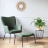 Fauteuil En Tissu Boucle Vert Kaki Avec Repose-pieds EIRA - HAPPY GARDEN 14 Fauteuil En Tissu Boucle Vert Kaki Avec Repose-pieds EIRA - HAPPY GARDEN -Deco.fr Soldes Boutique fauteuil 13083001