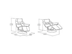 RADONA - Fauteuil Relax Electrique Cuir Noir -Deco.fr Soldes Boutique fauteuil 13098201