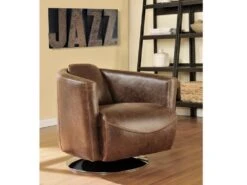 Fauteuil Club 100% Cuir Vieilli FLORENTIN