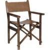 Fauteuil En Cuir Marron Et Bois De Manguier H 86 Cm -Deco.fr Soldes Boutique fauteuil 13452813