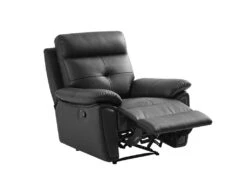 Fauteuil Relax En Cuir Noir VINETA -Deco.fr Soldes Boutique fauteuil 13484583