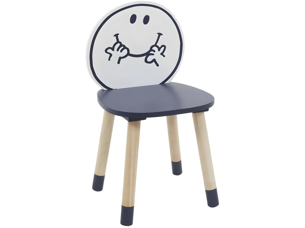 Chaise En Bois Pour Enfant Monsieur Madame Monsieur Heureux