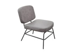 Fauteuil Lounge En Polyuréthane Detroit Gris