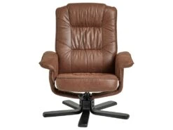 Fauteuil De Relaxation CHARLY Repose-pieds Siège Pivotant Dossier Inclinable Assise Rembourrée, En Tissu Vintage Brun Pieds Noirs 7 Fauteuil De Relaxation CHARLY Repose-pieds Siège Pivotant Dossier Inclinable Assise Rembourrée, En Tissu Vintage Brun Pieds Noirs -Deco.fr Soldes Boutique fauteuil 13669943