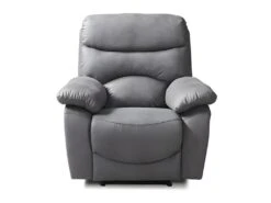 Fauteuil Relax Manuel - Tissu Gris -Deco.fr Soldes Boutique fauteuil 13923903