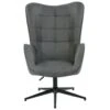 URBAN MEUBLE Fauteuil Scandinave Chaise Pivotant Pour Bureau Salon Chambre Avec Un Revêtement En Velours Des Accoudoirs Rembourés, Métal, Gris, 70*80*100CM 4 URBAN MEUBLE Fauteuil Scandinave Chaise Pivotant Pour Bureau Salon Chambre Avec Un Revêtement En Velours Des Accoudoirs Rembourés, Métal, Gris, 70*80*100CM -Deco.fr Soldes Boutique fauteuil 14021549