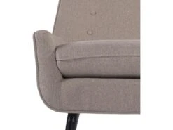 URBAN MEUBLE Fauteuils De Salon Scandinave 1 Personne Petit Canapé Beige Rembourrée épaisse Pied Métal Noir 68*78.5*84cm -Deco.fr Soldes Boutique fauteuil 14021585