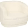 Fauteuil Pour Enfant Tissu Blanc à Bouclettes H 45 Cm -Deco.fr Soldes Boutique fauteuil 14341451