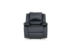 Fauteuil Relaxation 1 Place Simili Cuir DETENTE - Noir