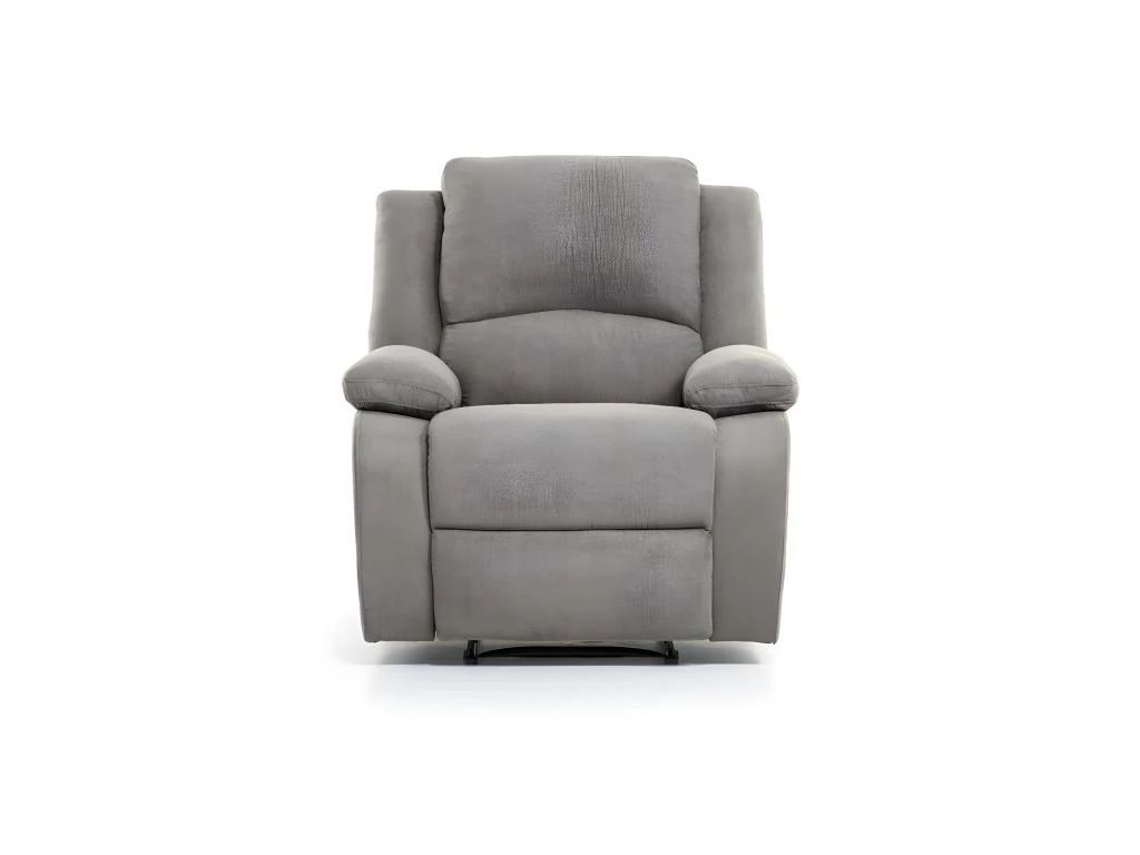 Fauteuil Relaxation 1 Place Microfibre Grise DETENTE 1 Fauteuil Relaxation 1 Place Microfibre Grise DETENTE