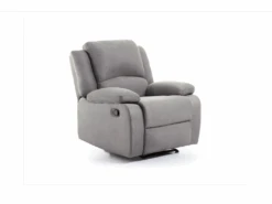 Fauteuil Relaxation 1 Place Microfibre Grise DETENTE 11 Fauteuil Relaxation 1 Place Microfibre Grise DETENTE -Deco.fr Soldes Boutique fauteuil 14639445