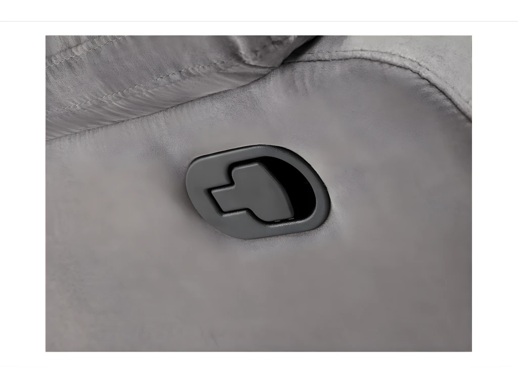 Fauteuil Relaxation 1 Place Microfibre Grise DETENTE 6 Fauteuil Relaxation 1 Place Microfibre Grise DETENTE – Image 6